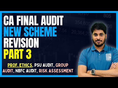 CA FINAL AUDIT REVISION | MAY 2024 EXAMS | CA FINAL AUDIT MARATHON | PART 3 | TIME STAMPS FOR TOPICS