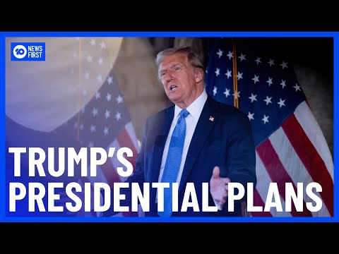 Donald Trump Discusses His Presidential Plans | 10 News First