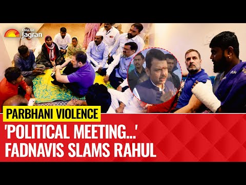 Rahul Gandhi Visits Violence-Hit Parbhani, Fadnavis Says LoP "Trying To Create Hatred..."| News