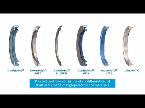 Radial shaft seals for the process industry