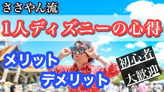 ひとりディズニーを後押し！メリット・デメリット解説v-log