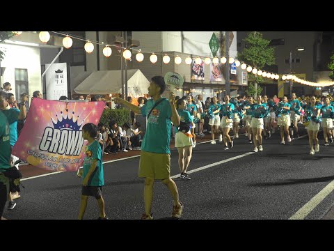 2024 第62回花笠祭り 第3日 第2集団 CROWN Cheer＆Dance Team 4K版