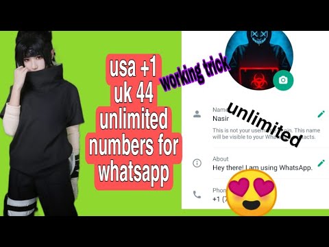 how to create fake WhatsApp unlimited account with fake number #fakewhatsapp#virtualnumberwhatsapp