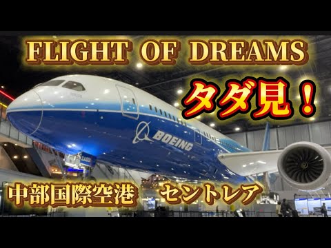 中部国際空港　セントレア　FLIGHT OF DREAMS        飛行機を近くでみよう