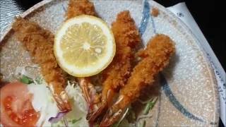 Fried Shrimp set at Furano Popular Restaurant Kumagera クマゲラ