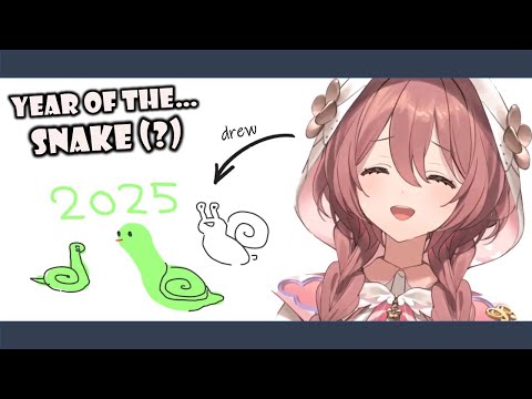 Year of the... Snake (?) 【Amayui Moka | VSpo! ENG SUB】