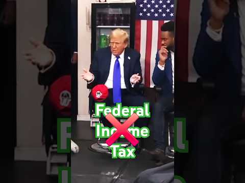 Trump on ELIMINATING federal income tax "THERE IS A WAY"