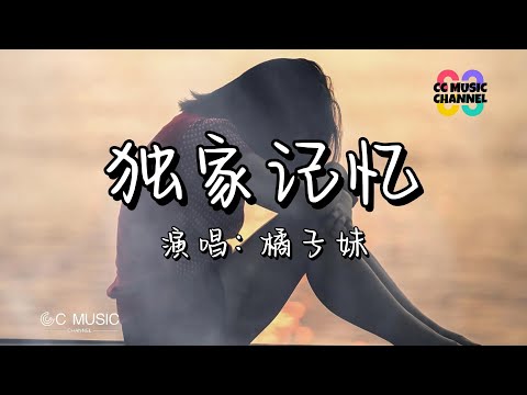 橘子妹 - 独家记忆 (橘子妹版)『#我喜欢你是我独家的记忆』【#动态歌词lyrics  #video 】【#高音质】【#動態歌詞 #vietsub#pinyin #lyrics】🎵