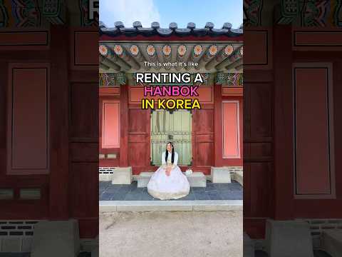 HOW TO RENT A HANBOK IN KOREA 🥹🇰🇷💕 #koreatravel #hanbok #seoul