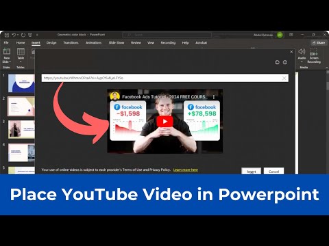 How to Place YouTube Video in Powerpoint (Quick & Simple)