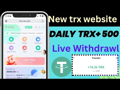 New tron- BN Mining best site 2024 | daily income website | best trusted earning website site