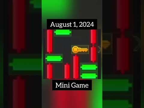 Hamster Kombat Mini Game August 1 | Mini Game Today