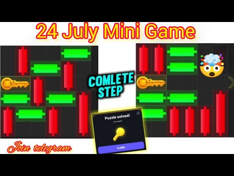 Mini Game Complete Step 24 July 🥳 Hamster Kombat Mini Game kaise Paar Kare| Mini Game hamster kombat