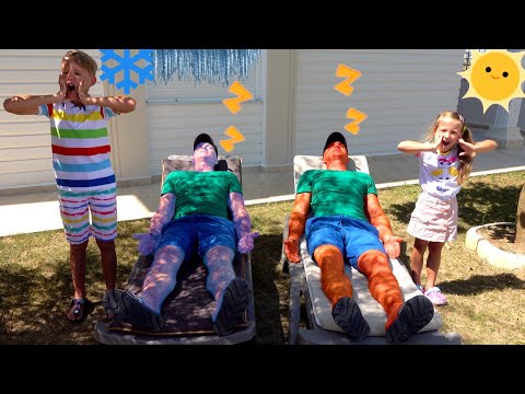 Ksysha Want to Play in the park Dad Want to Sleep | Ksysha Kids TV