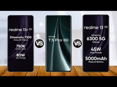 Realme 13 Plus vs Vivo T3 Pro vs Realme 13 5G