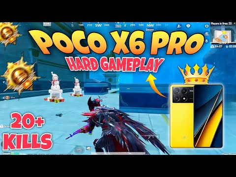 Poco x6 pro 🔥 hard gameplay 3.3 update 20kills+