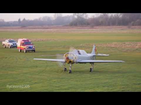 Yak G-LYFA - "Only two greens" - landing gear problem