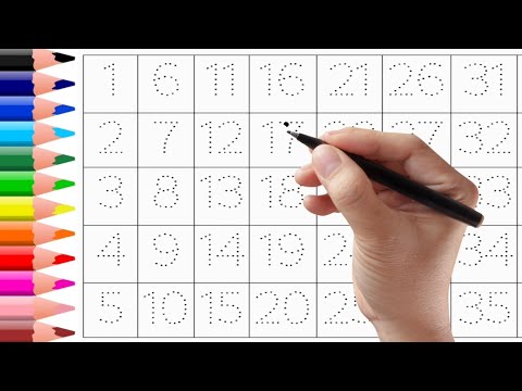 1 To 100, 123, Part 1, Learn To Count, Colors, Numbers and ABCs. Alphabet Song, ABC Song For Kids.