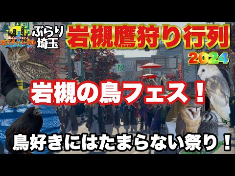 【ぶらり.埼玉.祭り】鳥と触れ合えるのが楽しい！岩槻鷹狩行列に行ってきた