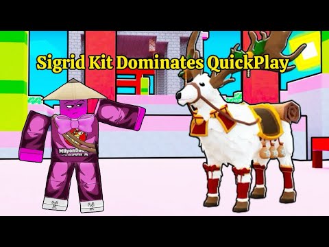 Sigrid Kit Dominates QuickPlay GameMode In Roblox Bedwars