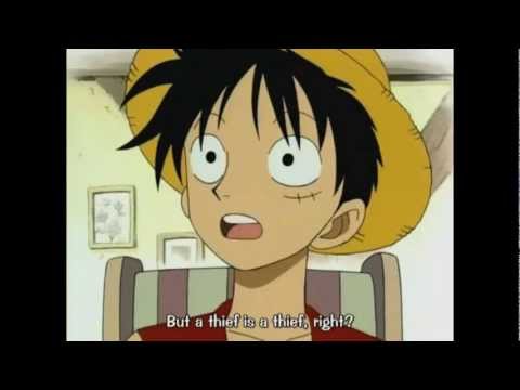 Luffy asks Nami to join them as a navigator