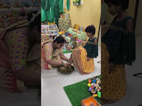 Navratri Kumari pooja Day 7: Saraswati puja #yt #shorts #trending #navratri #kumaripuja