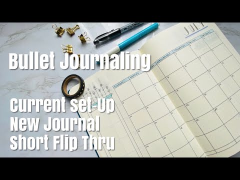 Bullet Journal - Tracking Financial + Personal Info Set Up | New Journal and Flip Through