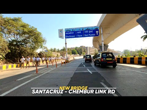 4K Drive on SCLR NEW Extention Bridge | Santacruz-Chembur Link Rd | Mumbai