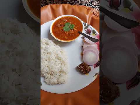 #rajmachawal today's special rajma chawal #foodblogger #foodie #foodlover #food #minivlog #shorts