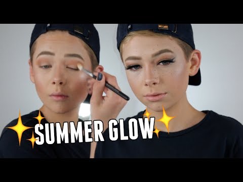 GLOWY SUMMER MAKEUP TUTORIAL