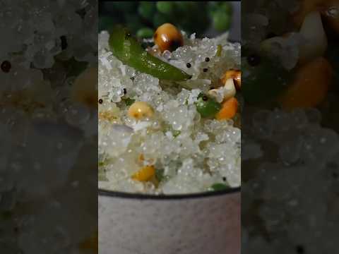 தேங்காய் ஜவ்வரிசி உப்மா  ஒட்டாமல் செய்வது எப்படி-Coconut Sago Upma in 10 Min #shorts