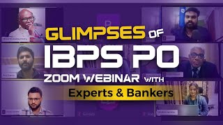 IBPS PO Interview Tips by Experts & Bankers | Glimpse of Zoom webinar🔥#ibpspointerview #zoomwebinar