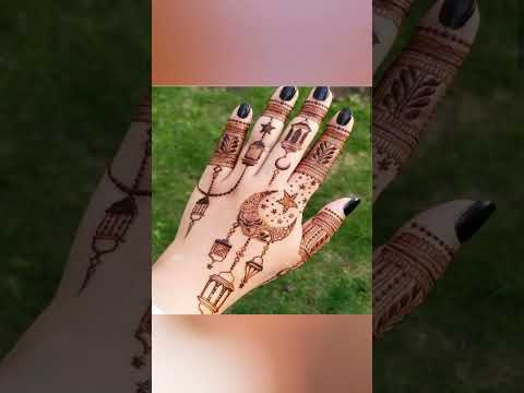 Trendy Eid special chand mehndi design #chandmehndidesign #eidmehndidesign2023 #mehndidesignforeid