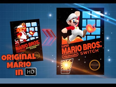 Drawing NES Super Mario Poster in HD