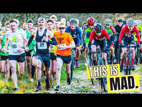 MOST BIZARRE Race I've Ever Done- Can I Run FASTER THAN A BIKE?