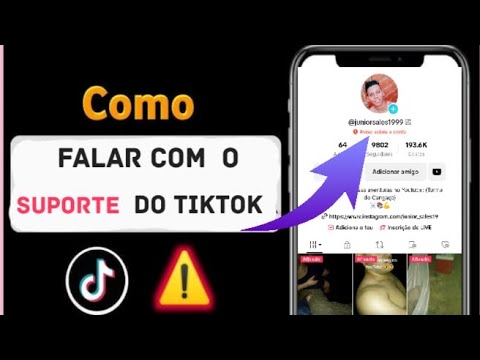 como falar com o suporte do TIKTOK, corrija problema de AVISO de conta e não seja BANIDO!