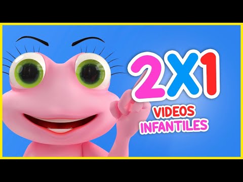 2X1 El baile del sapito 🐸🐸  x El Baile de la Ranita 🐸🐸- Videos para niños - Canciones Infantiles