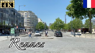 🇫🇷Rennes Summer Walk - Around Les Champs Libres -【4K 60fps】