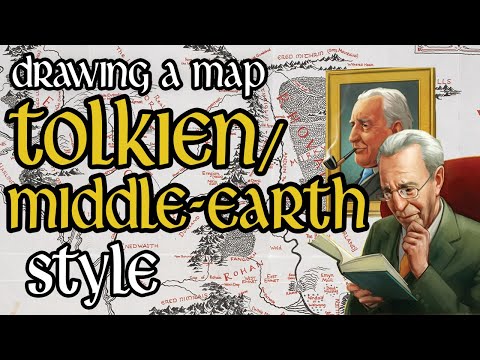 Drawing A Map in Tolkien/Middle-earth Style