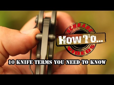 10 Knife Terms You Need To Know