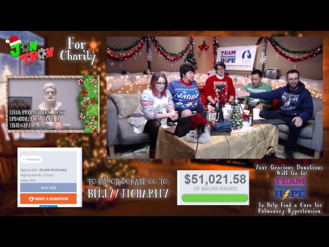 JonTron Charity Auction Livestream (12-12-2018)