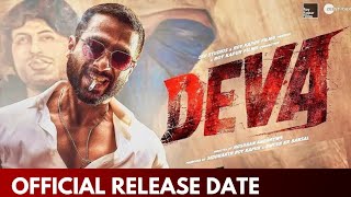 Deva Release Date | Shahid Kapoor Deva Movie Release Date In India