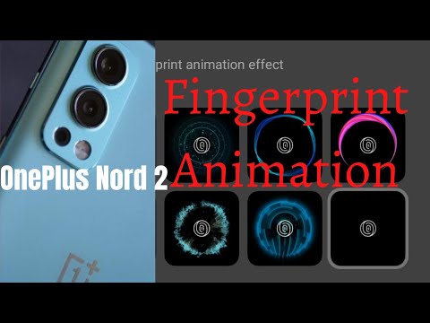 OnePlus Nord 2 Fingerprint Animation Settings