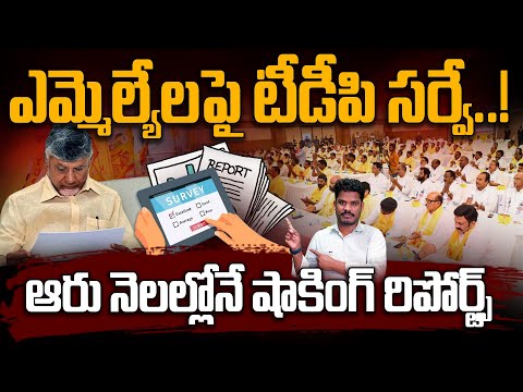 Survey on TDP MLA's: ఎమ్మెల్యేలపై టీడీపి సర్వే..! ఆరు నెలల్లోనే షాకింగ్ రిపోర్ట్స్.. | PINN