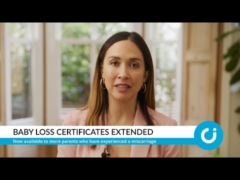 Baby Loss Certificates extended