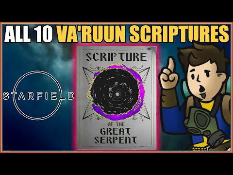 ALL 10 VA'RUUN SCRIPTURES (Book/Magazine) Locations | STARFIELD