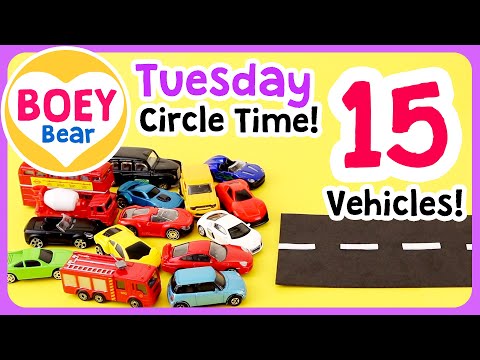 Circle Time Tuesday! (Toddler learning video cars, shapes, fruit + more!)