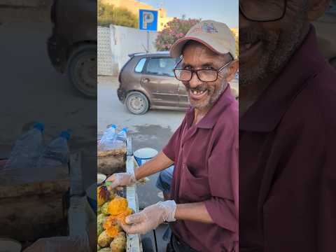 We've been buying cactus fruit from this guy regularly #shorts #travel #cactusfruit #tunisia #cactus