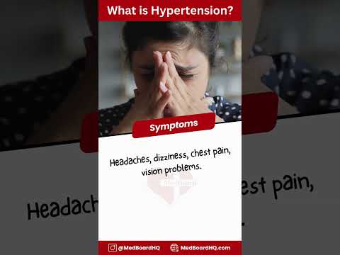 Hypertension (High Blood Pressure) Explained in 60 Seconds #hypertension #shorts