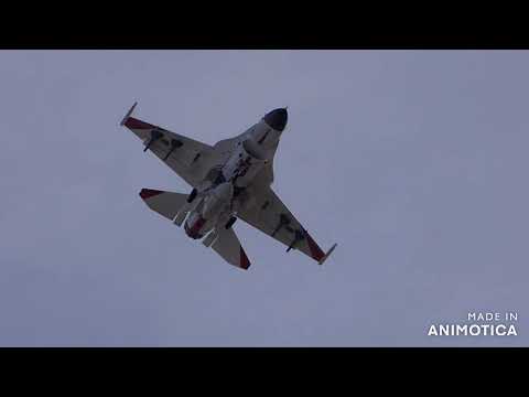 岐阜基地　ハイレートから F2#501　2月度  機動飛行訓練   2024.02.16　JASDF  Gifu Air Base F-2 Aerial Demonstration practice